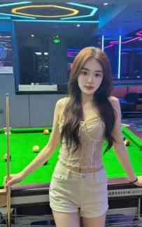 车陂台球女神苏苏超级配合